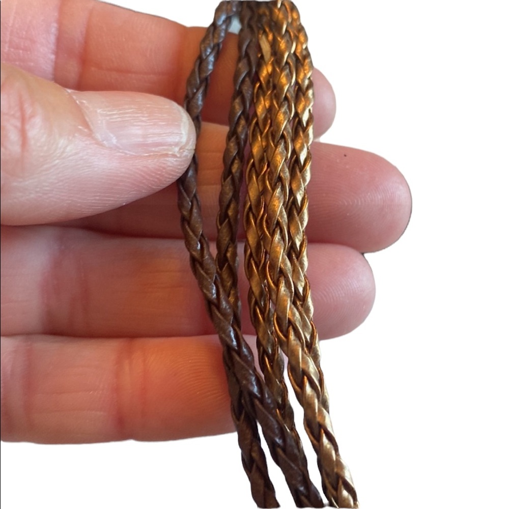 Chico’s Beaded Rope Style Necklace - Picture 3 of 4